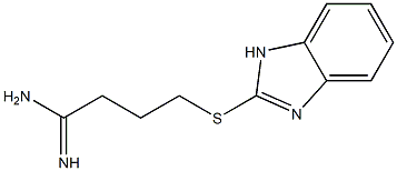 4-(1H-1,3-benzodiazol-2-ylsulfanyl)butanimidamide