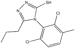 4-(2,6-dichloro-3-methylphenyl)-5-propyl-4H-1,2,4-triazole-3-thiol