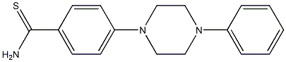 4-(4-phenylpiperazin-1-yl)benzene-1-carbothioamide
