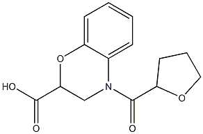 4-(tetrahydrofuran-2-ylcarbonyl)-3,4-dihydro-2H-1,4-benzoxazine-2-carboxylic acid