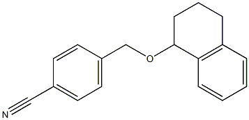 4-[(1,2,3,4-tetrahydronaphthalen-1-yloxy)methyl]benzonitrile