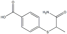 4-[(1-carbamoylethyl)sulfanyl]benzoic acid