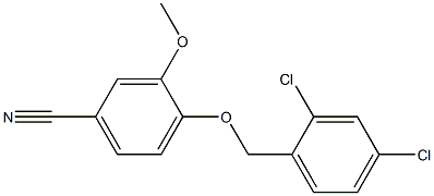 4-[(2,4-dichlorophenyl)methoxy]-3-methoxybenzonitrile