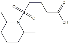 4-[(2,6-dimethylpiperidine-1-)sulfonyl]butanoic acid