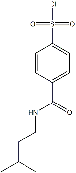 4-[(3-methylbutyl)carbamoyl]benzene-1-sulfonyl chloride