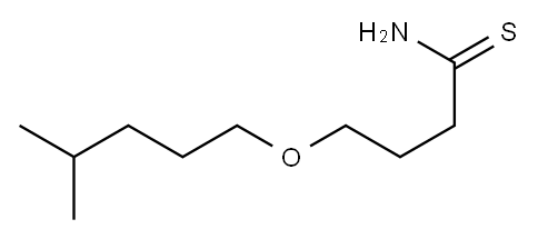 4-[(4-methylpentyl)oxy]butanethioamide
