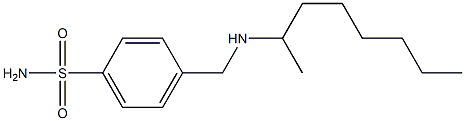 4-[(octan-2-ylamino)methyl]benzene-1-sulfonamide