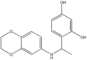 4-[1-(2,3-dihydro-1,4-benzodioxin-6-ylamino)ethyl]benzene-1,3-diol