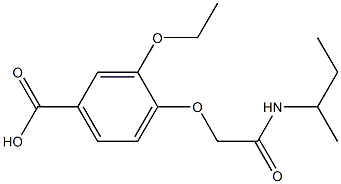 4-[2-(sec-butylamino)-2-oxoethoxy]-3-ethoxybenzoic acid
