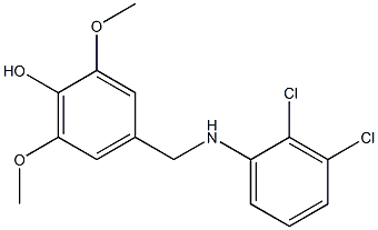 4-{[(2,3-dichlorophenyl)amino]methyl}-2,6-dimethoxyphenol