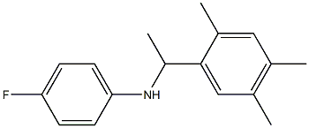 4-fluoro-N-[1-(2,4,5-trimethylphenyl)ethyl]aniline