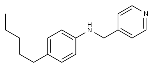 4-pentyl-N-(pyridin-4-ylmethyl)aniline