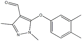 5-(3,4-dimethylphenoxy)-1,3-dimethyl-1H-pyrazole-4-carbaldehyde