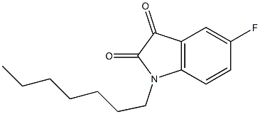 5-fluoro-1-heptyl-2,3-dihydro-1H-indole-2,3-dione