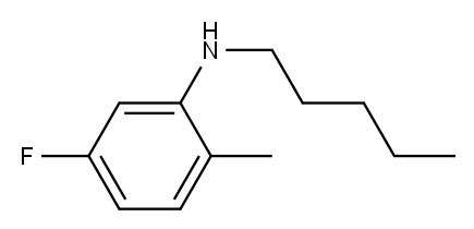 5-fluoro-2-methyl-N-pentylaniline Structure