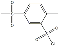 5-methanesulfonyl-2-methylbenzene-1-sulfonyl chloride