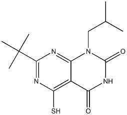 7-tert-butyl-1-isobutyl-5-mercaptopyrimido[4,5-d]pyrimidine-2,4(1H,3H)-dione
