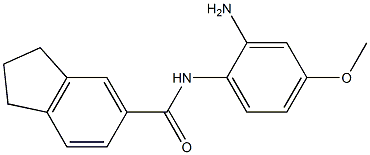 N-(2-amino-4-methoxyphenyl)-2,3-dihydro-1H-indene-5-carboxamide