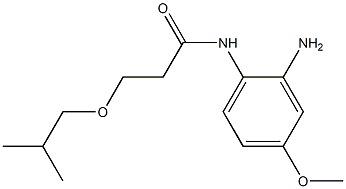 N-(2-amino-4-methoxyphenyl)-3-(2-methylpropoxy)propanamide