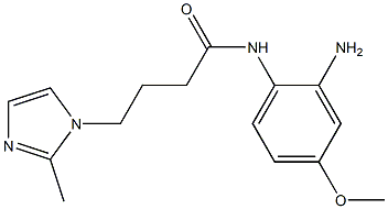 N-(2-amino-4-methoxyphenyl)-4-(2-methyl-1H-imidazol-1-yl)butanamide