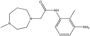 N-(3-amino-2-methylphenyl)-2-(4-methyl-1,4-diazepan-1-yl)acetamide