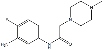 N-(3-amino-4-fluorophenyl)-2-(4-methylpiperazin-1-yl)acetamide