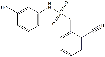 N-(3-aminophenyl)-1-(2-cyanophenyl)methanesulfonamide