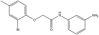 N-(3-aminophenyl)-2-(2-bromo-4-methylphenoxy)acetamide