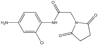 N-(4-amino-2-chlorophenyl)-2-(2,5-dioxopyrrolidin-1-yl)acetamide