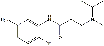 N-(5-amino-2-fluorophenyl)-3-[isopropyl(methyl)amino]propanamide