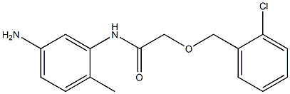 N-(5-amino-2-methylphenyl)-2-[(2-chlorophenyl)methoxy]acetamide