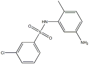 N-(5-amino-2-methylphenyl)-3-chlorobenzene-1-sulfonamide