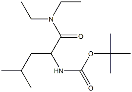 tert-butyl 1-[(diethylamino)carbonyl]-3-methylbutylcarbamate