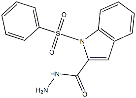 1-(PHENYLSULFONYL)-1H-INDOLE-2-CARBOHYDRAZIDE