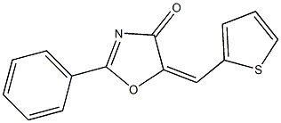 2-phenyl-5-(2-thienylmethylene)-1,3-oxazol-4(5H)-one