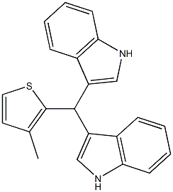 3-[1H-indol-3-yl(3-methyl-2-thienyl)methyl]-1H-indole