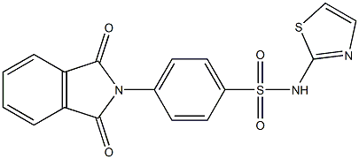 4-(1,3-dioxo-1,3-dihydro-2H-isoindol-2-yl)-N-(1,3-thiazol-2-yl)benzenesulfonamide