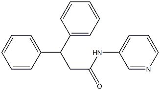 3,3-diphenyl-N-(3-pyridinyl)propanamide