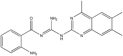N''-(2-aminobenzoyl)-N-(4,6,7-trimethyl-2-quinazolinyl)guanidine