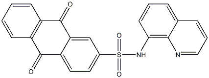 9,10-dioxo-N-(8-quinolinyl)-9,10-dihydro-2-anthracenesulfonamide