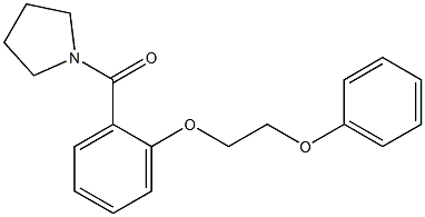 [2-(2-phenoxyethoxy)phenyl](1-pyrrolidinyl)methanone