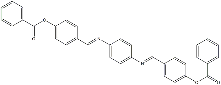 4-({[4-({(E)-[4-(benzoyloxy)phenyl]methylidene}amino)phenyl]imino}methyl)phenyl benzoate