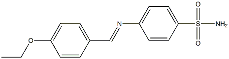 4-{[(E)-(4-ethoxyphenyl)methylidene]amino}benzenesulfonamide