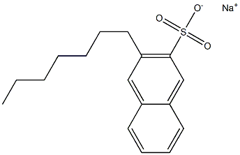 3-Heptyl-2-naphthalenesulfonic acid sodium salt