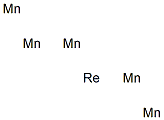 ペンタマンガン-レニウム 化学構造式