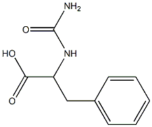 2-Ureido-3-phenylpropanoic acid Structure
