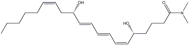 (5R,6Z,8E,10E,12S,14Z)-5,12-Dihydroxy-N,N-dimethyl-6,8,10,14-icosatetrenamide