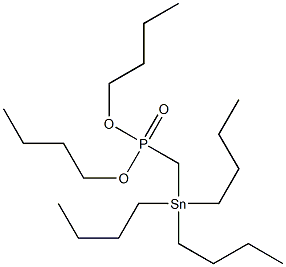 Tributylstannylmethylphosphonic acid dibutyl ester