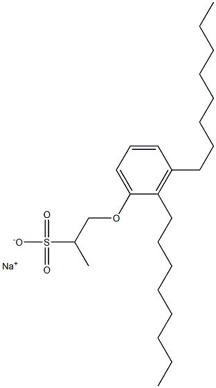 1-(2,3-Dioctylphenoxy)propane-2-sulfonic acid sodium salt