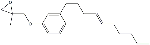 3-(4-Decenyl)phenyl 2-methylglycidyl ether